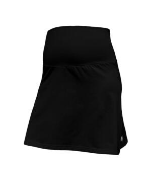 Těhotenská sukně černá áčková bavlněná