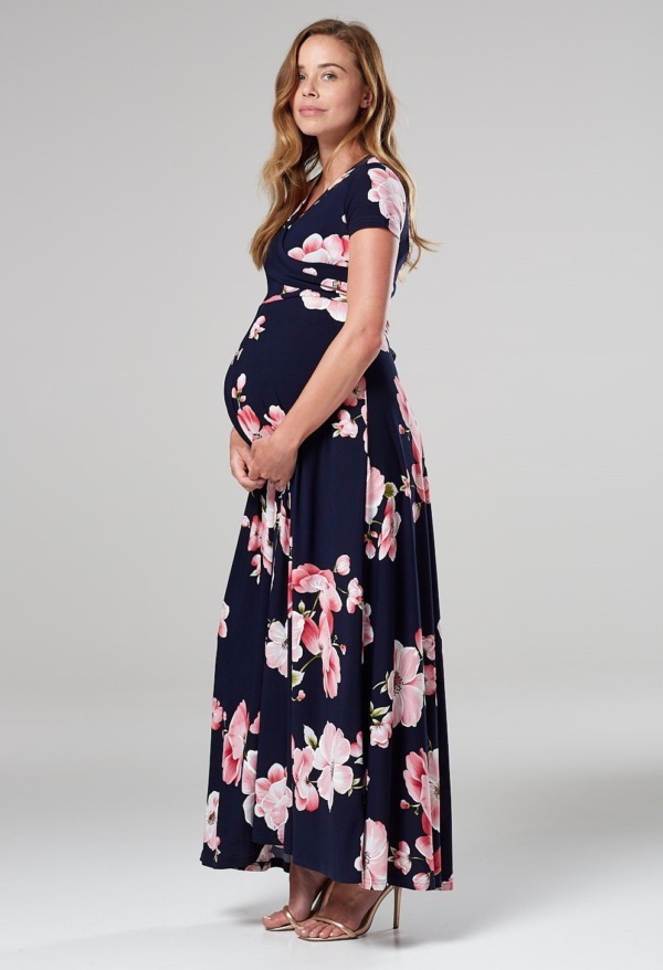 Těhotenské šaty dlouhé kojící