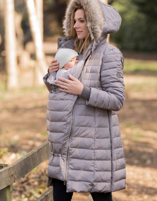 Zimní těhotenský kabát 3v1