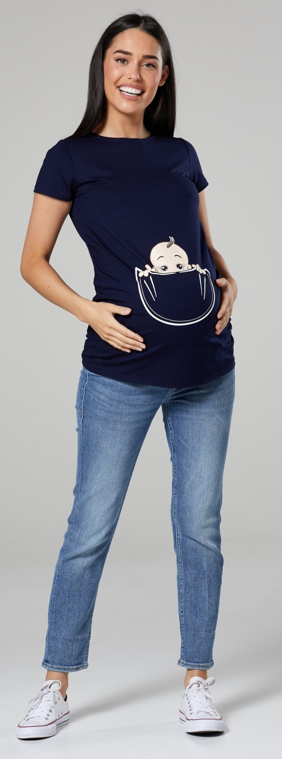 Těhotenské tričko vtipné s miminkem