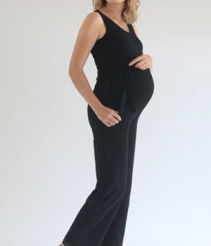 Těhotenský overal černý kojící