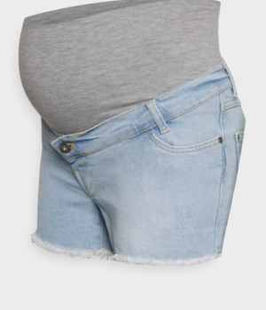 těhotenské džínové šortky