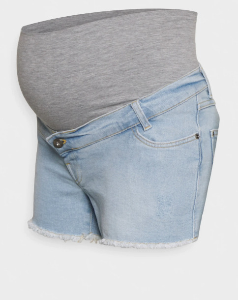 těhotenské džínové šortky